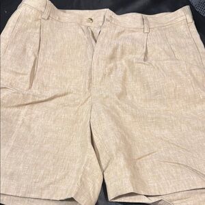 Jos. A. Bank Tan Flat Front Shorts